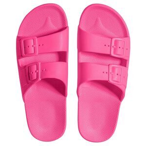 Freedom Moses glow women’s  pink slides size 6-7